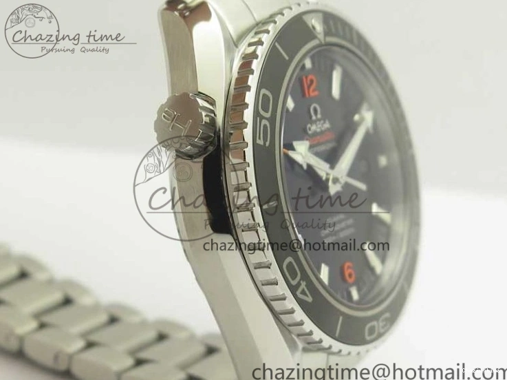 0117 Durable Planet Ocean Professional Ceramic Bezel 45.5mm 1:1 VSF Best Edition Orange Markers on SS Bracelet A8500 Super Clone 8052